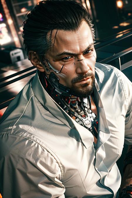 Goro Takemura from Cyberpunk 2077