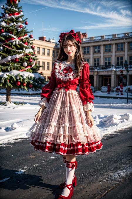 [Realistic] Christmas dress | 圣诞小裙几