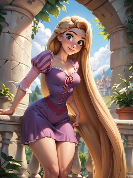 Rapunzel (Tangled) Disney Princess - SD 1.5 | XL PONY - by YeiyeiArt
