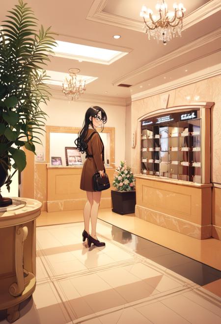ラブホテルのエントランス Entrance of lovehotel SDXL