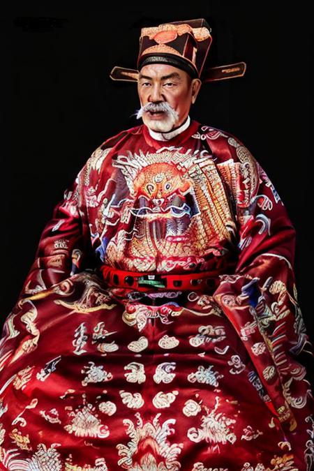 Vietnam Nguyen dynasty court official clothing