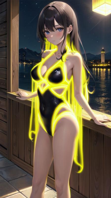 neon lights clothes
