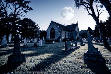 Edob Church Cemetery Creepy Night