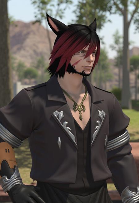 Face 2 Male Miqo RE:MIX Pony/Flux/XL/1.5