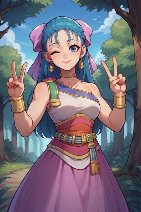 Nera Briscoletti/Flora/フローラ ルドマン (Dragon Quest V: Hand of the Heavenly Bride) SDXL LoRA [Pony Diffusion]