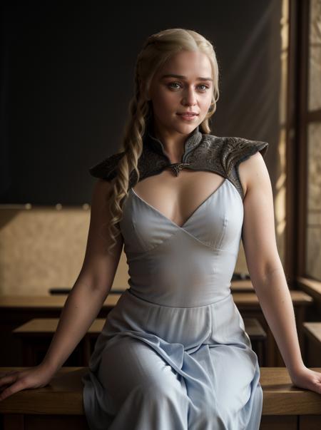 Emilia Clarke as Daenerys Targaryen - LORA  - FLUX and PONY ?
