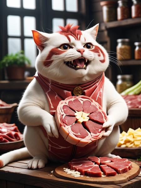 Raw Meat Style [LoRA 1.5+SDXL]