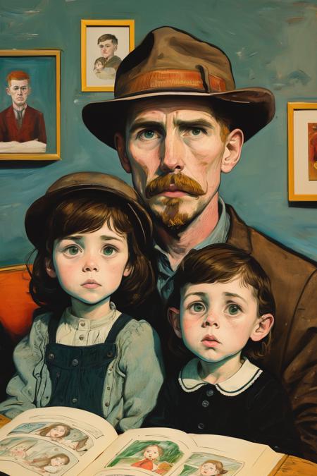 style of Billy Childish 382