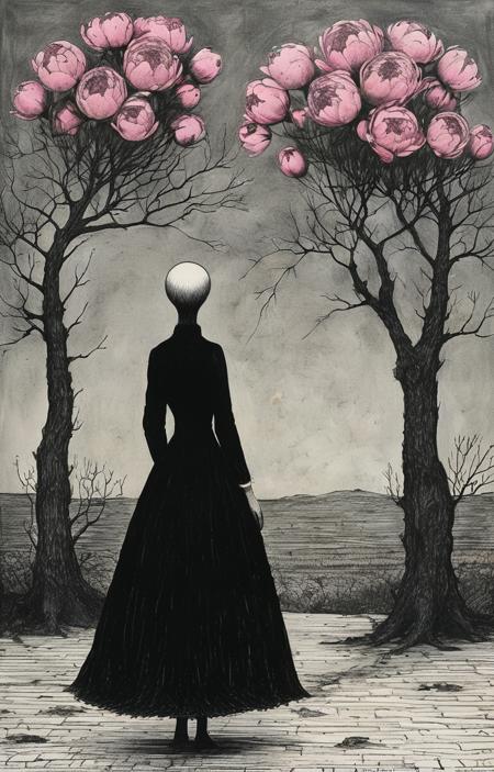 style of Edward Gorey [SDXL] 276版本v1.0 (ID: 614399)