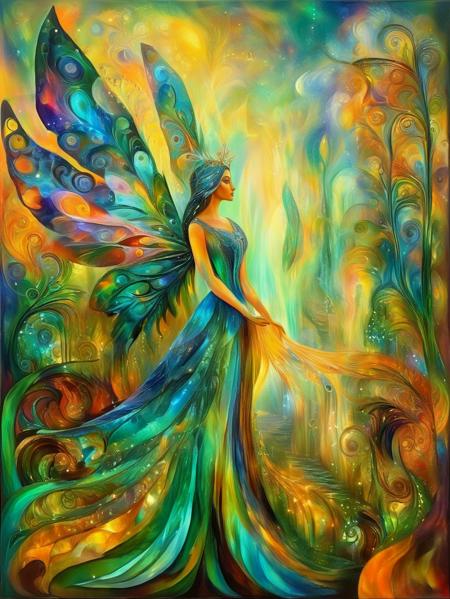 Colorful Flowing Abstract - CE - SDXL & Flux