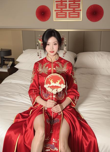 chinese red wedding dress版本v1.0 (ID: 558272)