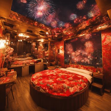 回転ベッド / retro LOVE HOTEL SDXL