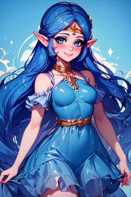 Nayru (The Legend Of Zelda: Oracle of Seasons) [Pony & SD1.5]