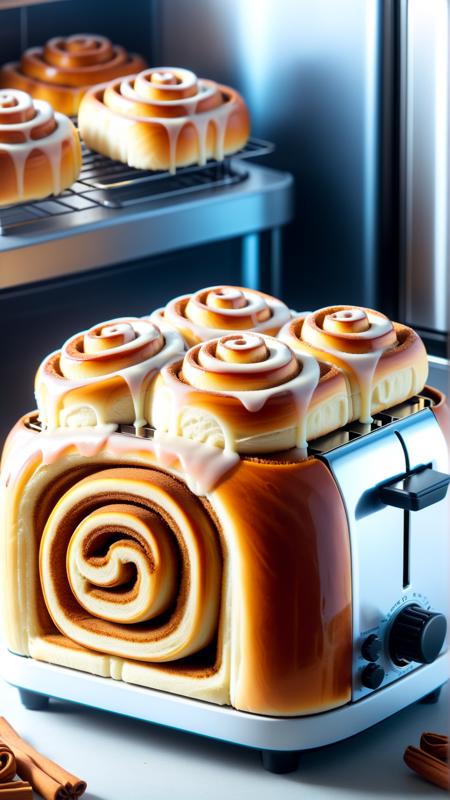 Cinnamon Bun Style SDXL