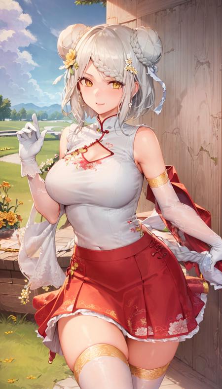 战舰少女r-重庆-曙光女神(Aurora)-绯衣金带服饰