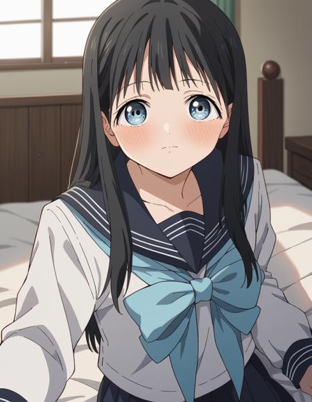 Komichi Akebi (明日 小路) - Akebi's Sailor Uniform (Akebi-chan no Sailor-fuku) (明日ちゃんのセーラー服) - COMMISSION