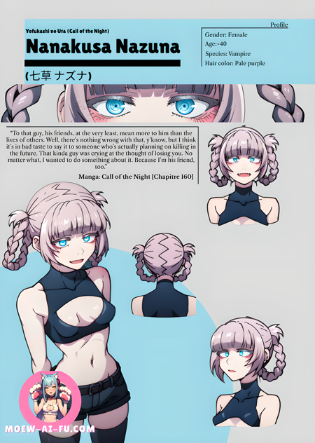 Nanakusa Nazuna  (七草ナズナ) Yofukashi no Uta - Call of the Night版本v1.0 (ID: 487693)