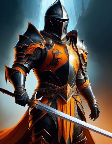 Orange & Black