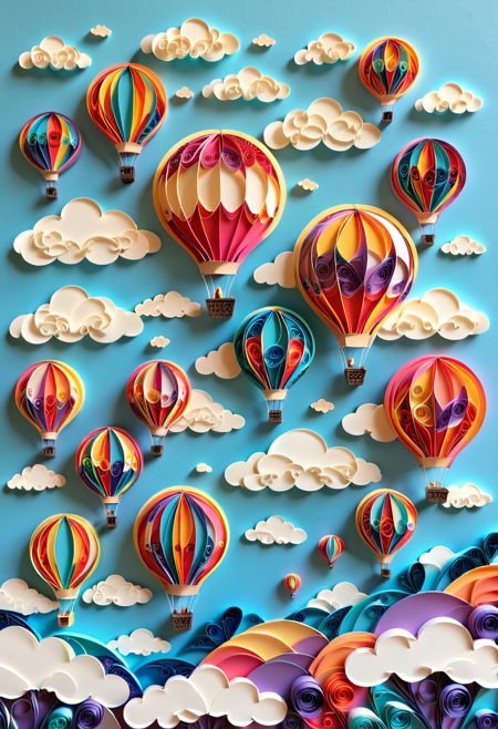 Paper Quilling And Layering Style - [Flux/SDXL/SD1.5]