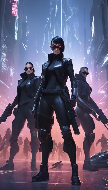 Cyberpunk [Style] Sci-Fi LoRA XL版本v1 (ID: 149348)