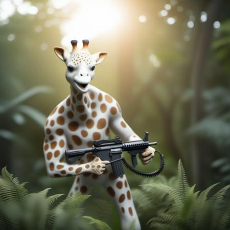 Sophie the Giraffe - SDXL