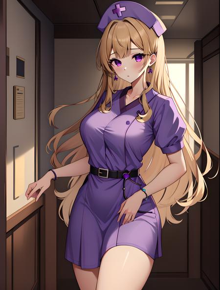 Purple Nurse Outfit