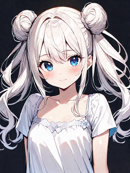 お団子ツインテール/double bun twintail(XL,illustrious,pony)