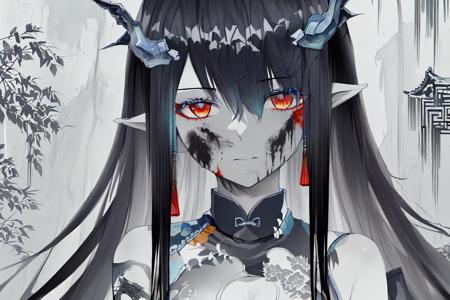 (Flux/SD1.5) Dusk Arknights 夕 明日方舟