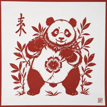 Chinese paper-cutting Style | SDXL