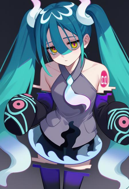 [PonyV6 XL] Ghost Miku | Project Voltage版本v1.0 (ID: 508943)