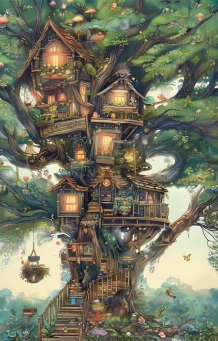 style of treehouse [SDXL] 433