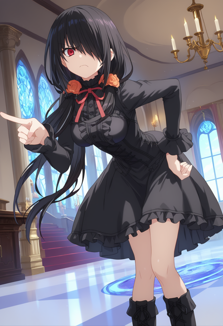 Kurumi Tokisaki: Date A Live | (時崎 狂三)  (デート・ア・ライブ) | PonyXL Lora | Anime