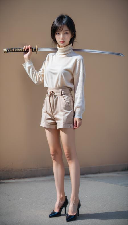 Katana | Samurai Sword | Japanese Sword [Pony & SD1.5]版本overshouler-pony (ID: 651132)