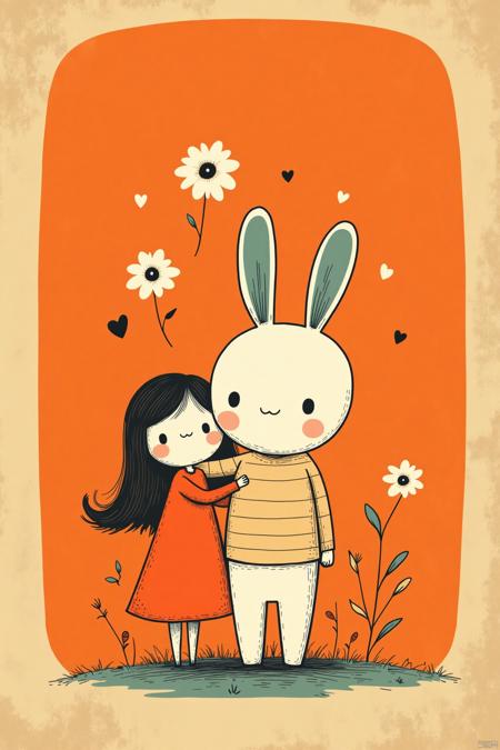 OB俏皮手绘插画Cute hand-drawn illustrations