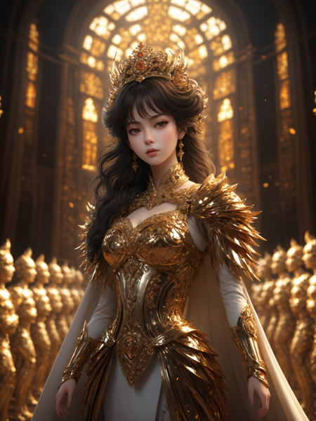 SDXL黄金铠甲版本v1.0 (ID: 229503)
