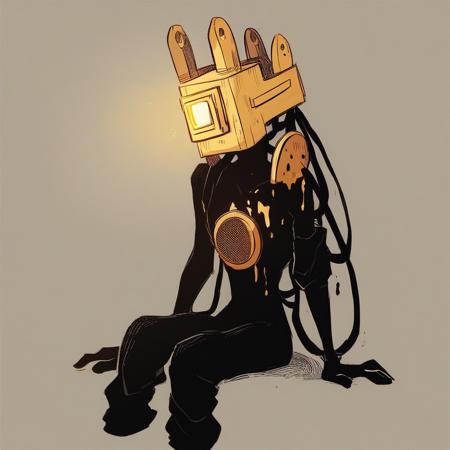 The projectionist ( bendy and the ink machine, projector Head)