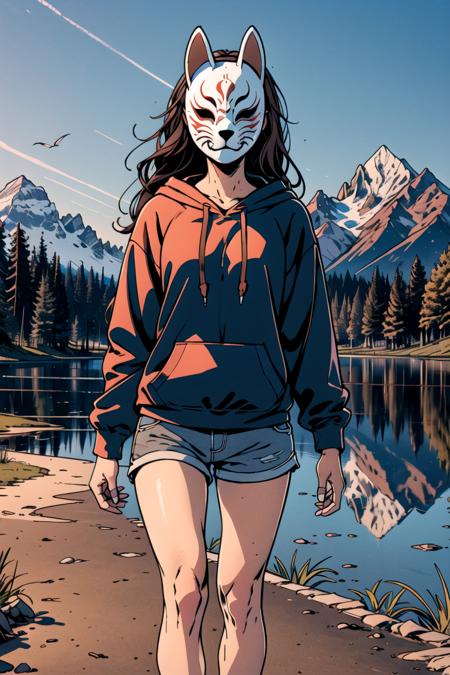 Kitsune Mask LoRA