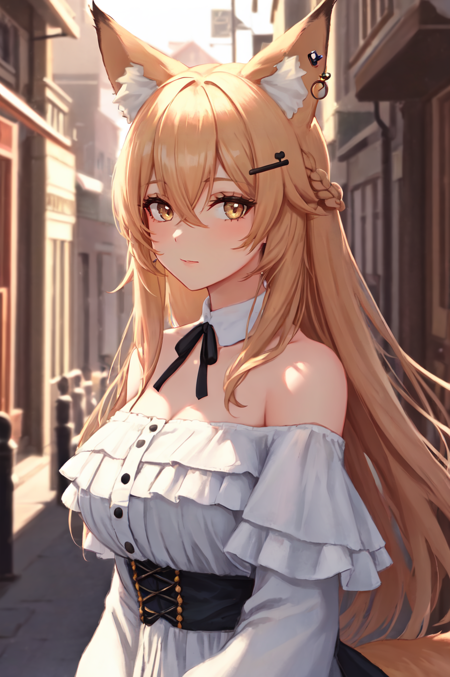 Victorian Fox Girl Set (Textual Inversion)