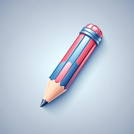 Icon in vector 3D style