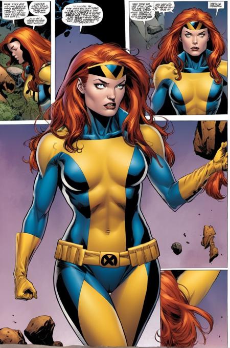 SDXL Marvel Jean Grey