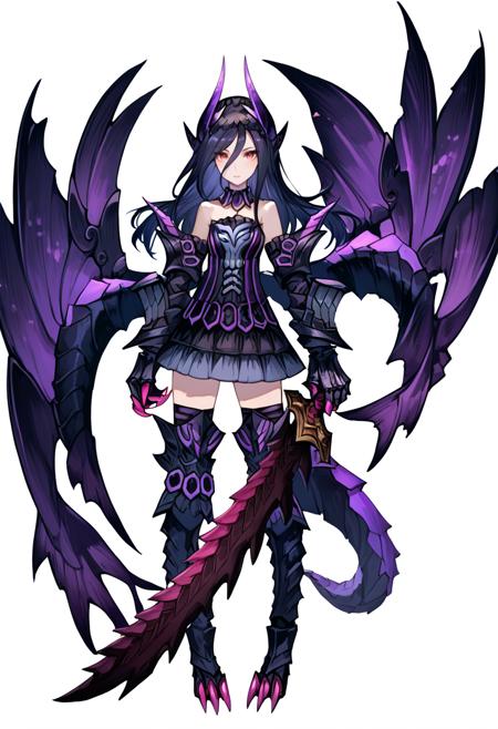 Monster Hunter -  Black eclipse dragon princess (地を暗黒に染めし 黒蝕の竜姫) (Gore Magala\ ゴア・マガラ) PonyXL