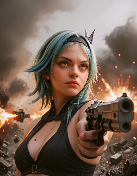 Holding gun enhancement
