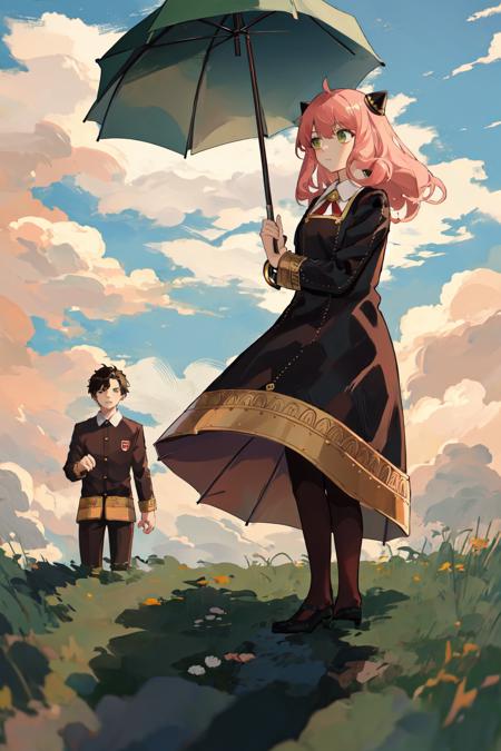 Woman with a Parasol (fine art parody)