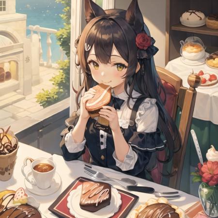 Cake and food