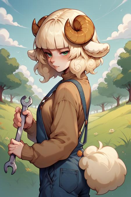 Weresheep | Monster Girl Encyclopedia (Pony XL LoRA)