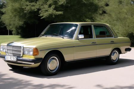 Mercedes Benz W123 - German classic saloon car