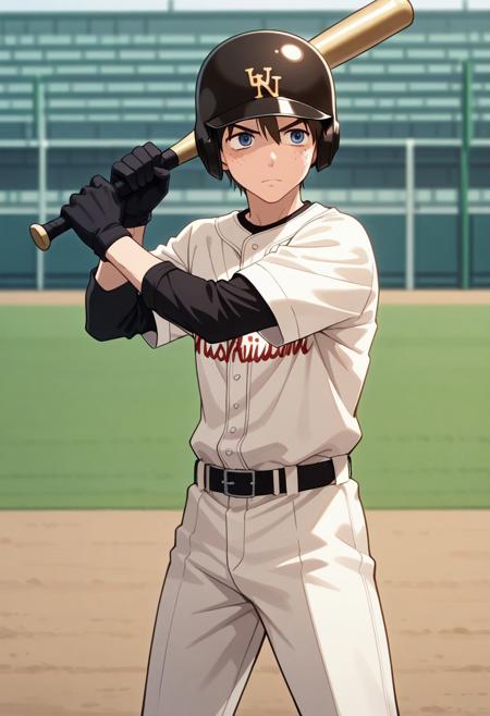 Kosuke Izumi - Big Windup! (Commission) - Pony + Illustrious