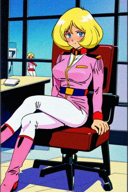 セイラ マス 機動戦士ガンダム アニメ風 (Sayla Mass Mobile Suit Gundam Anime Style)