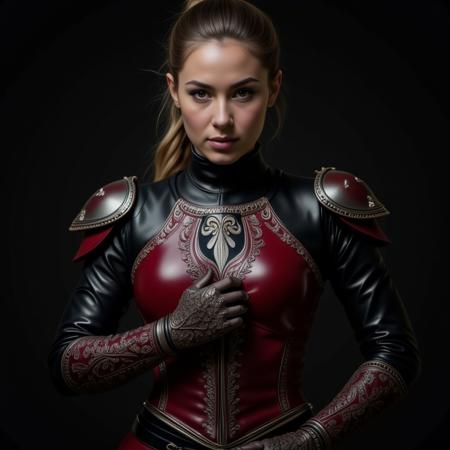Highly detailed leather armor v02