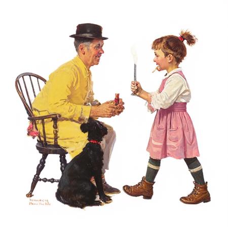 Norman Rockwell Flux版本V1 (ID: 763703)